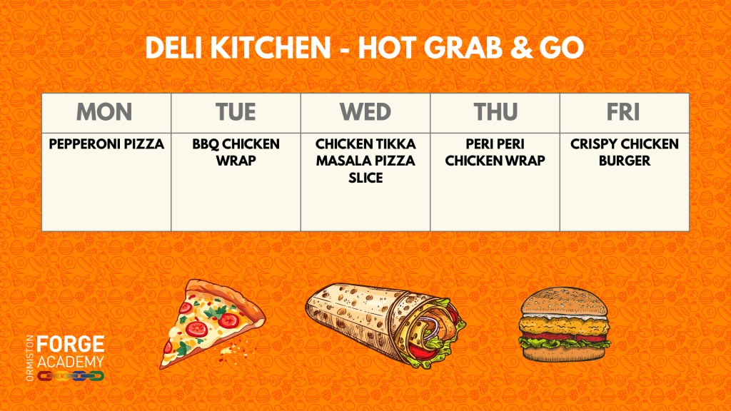 OFA - school menu hot grab and go