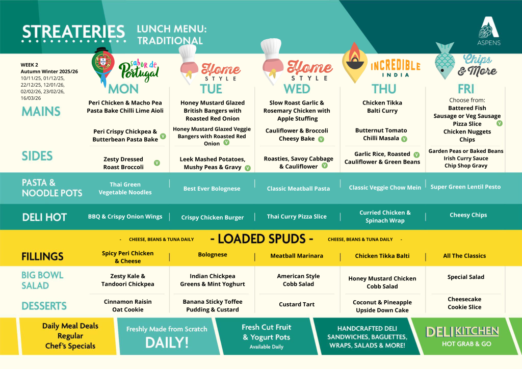 OFA Autumn 25 26 menu week 2