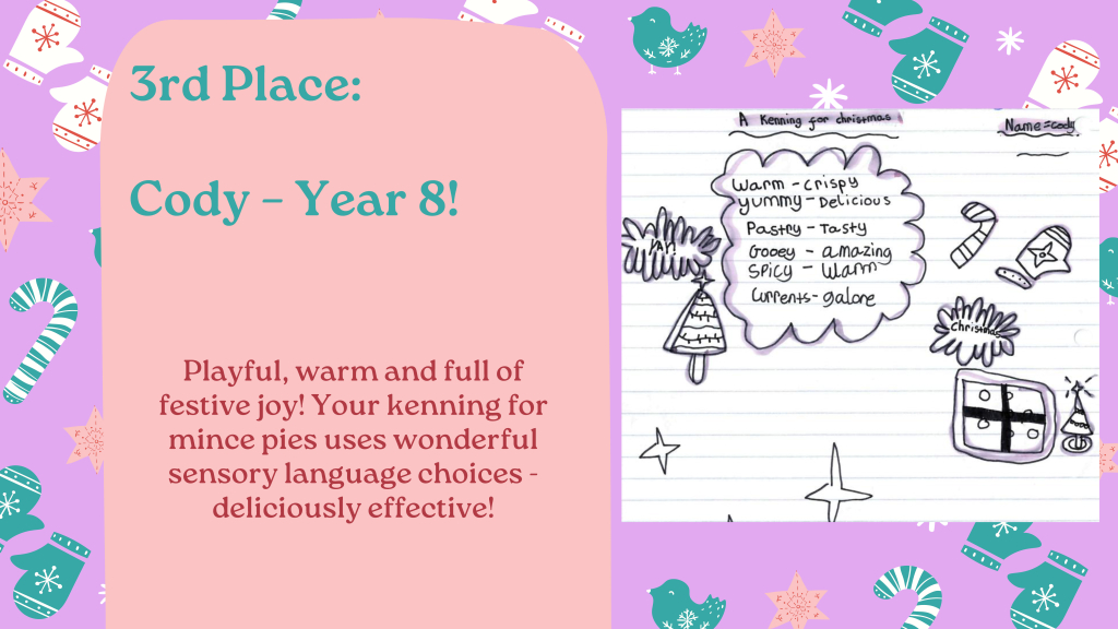 Kenning competition 1st place